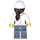 LEGO Female Scientist with White Cap Minifigure