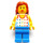 LEGO Female, Shirt with Rainbow Stars Minifigure