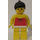 LEGO Kvinde Surfer i Rød Swim Coat Minifigur