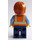 LEGO Female Training Jet Transporter Service Car Driver Minifigure