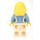 LEGO Female avec Blond Cheveux, Medium Bleu Blouse avec Shell Necklace, et blanc Jambes Figurine