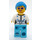 LEGO Female mit Dark Azure Haar Minifigur
