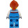 LEGO Weiblich mit Dunkles Azur Jacke Minifigur