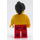 LEGO Female met Rood Top minifiguur