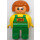 LEGO Kobieta Zoo Keeper Figurka Duplo