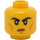 LEGO Fierce Barbarian Head (Recessed Solid Stud) (3274 / 105556)