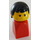 LEGO Finger Puppet con Negro Pelo Minifigura