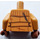 LEGO Finn with Black Legs and Tan Shirt Minifig Torso (973 / 76382)