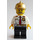 LEGO Fire Chief with Gold Helmet and Uniform Minifigure