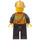 LEGO Fire Chief with Gold Helmet Minifigure
