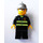 LEGO Feu Fighter Argent Casque Figurine