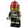 LEGO Sapeur pompier Femelle Rouge Foncé Casque Minifigurine