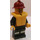 LEGO Firefighter in Uniform met Brown Goatee, Life Preserver, en Dark Rood Helm minifiguur
