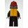 LEGO Firefighter Male Dark Red Helmet Minifigure