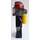 LEGO Firefighter Male Dark Red Helmet Minifigure