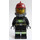 LEGO Brandmand Hankøn Mørkerød Hjelm Minifigur