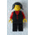 LEGO Brandmand med Sort Hår med Kort Pigtails Minifigur