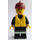 LEGO Pompiere con Rosso scuro Casco e Giubbotto di salvataggio Minifigure