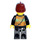 LEGO Firefighter with Dark Red Helmet Minifigure