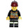 LEGO Feuerwehrmann mit Dunkelrot Helm Minifigur