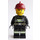 LEGO Firefighter With Dark Red Helmet Minifigure