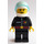 LEGO Firefighter mit Flamme Badge und Weiß Helm Minifigur