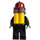 LEGO Firefighter with Goatee Beard and Airtank Minifigure