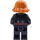 LEGO Firefighter with Jacket and Orange Hair Minifigure