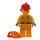 LEGO Feuerwehrmann mit Schwimmweste Minifigur