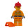 LEGO Firefighter met Lifejacket minifiguur