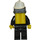 LEGO Firefighter with mirrored glasses air tanks and white helmet Minifigure