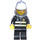LEGO Firefighter avec mirrored glasses Air réservoirs et blanc Casque Figurine