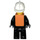 LEGO Firefighter with Safety Vest Minifigure without Sticker