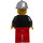 LEGO Hasič s stříbrný Helma Minifigurka