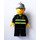 LEGO Brandman med Silver Hjälm Minifigur