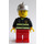 LEGO Firefighter with Silver Helmet Minifigure