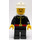 LEGO Firefighter with white fire helmet and white airtanks Minifigure