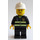 LEGO Firefighter with White Helmet in Uniform Minifigure