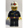 LEGO Firefighter with White Helmet with Logo Minifigure