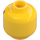 LEGO Fireman Bob Minifigure Head (Recessed Solid Stud) (3626 / 74156)