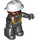 LEGO Vigile del fuoco Frank con Nero Gambe Figura Duplo con mani nere