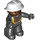 LEGO Fireman Frank with Black Legs Duplo Figure with Black Hands