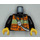 LEGO Fireman&#039;s Torse avec Orange et Jaune Safety Vest (973 / 76382)