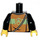 LEGO Fireman&#039;s Torso mit Orange und Gelb Safety Vest (973 / 76382)