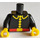 LEGO Fireman Torso with 5 buttons and red belt (973)