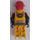 LEGO Fireman met 07 Aan Helm minifiguur