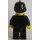 LEGO Fireman with Black Helmet and Torso Sticker Minifigure