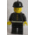 LEGO Pompier avec Noir Casque et Torse Autocollant Minifigurine