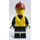 LEGO Vigile del fuoco con Rosso scuro Casco e Giubbotto di salvataggio Minifigure