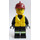 LEGO Fireman avec Dark rouge Casque Figurine